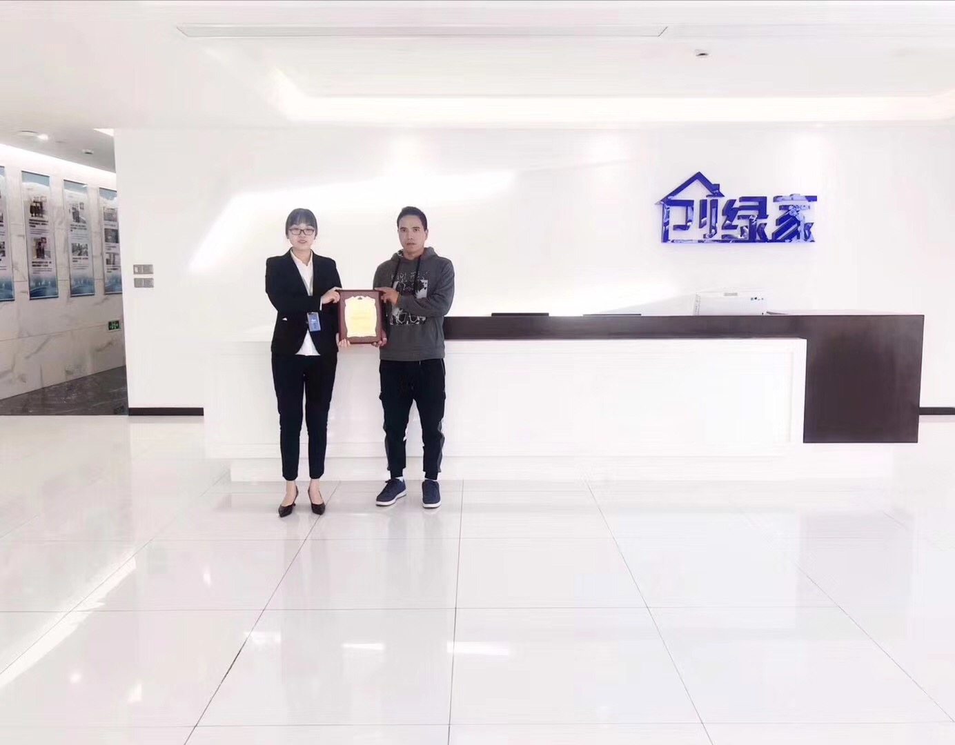 熱烈祝賀陳總簽約創(chuàng)綠家河南省縣級市代理！
