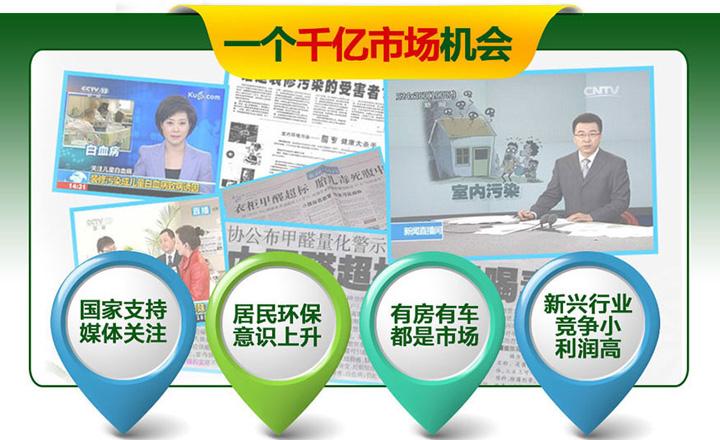 加盟室內(nèi)除甲醛公司要多少錢(qián)？