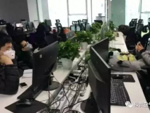 成都一公司邊裝修邊辦公，裝修味道嗆人 員工戴防毒面具辦公