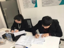 熱烈祝賀劉總、褚總簽約創(chuàng)綠家浙江省臺州市縣級代理！
